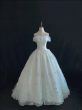 Fairy Strapless A-Line Tulle Embroidery Birthday Ball Gowns Quinceanera Dresses, HZ0319