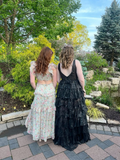 Pretty A-Line Floral Chiffon Long Party Dress Beautiful Senior Prom Dress, HZ0319