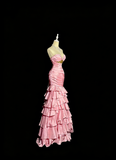Charming Prom Dress Light Pink Sweetheart Pleated Tiered Mermaid Gala Dress Evening Dresses Birthday Party Dress HZ0319