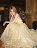 Shiny Prom Dress Sweetheart Tulle Pleated Birthday Party Outfits Gala Gown Evening Dress HZ0319