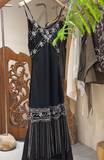 Stunning Prom Dress Black Spaghetti Straps Beading Birthday Party Outfits Evening Dresses Gala Gown HZ0319