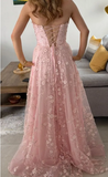 Gorgeous Prom Dress Light Pink Sweetheart Pleated Evening Dress Long Cocktail Outfits Gala Gown HZ0319