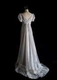 90s Retro Prom Dress Square Neck Imperial Dress Formal Gala Gown Evening Dress Party Outfits HZ0319