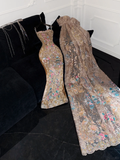 Gorgeous Shiny Beaded Exquisite Embroidery Mermaid Long Evening Dress Prom Dresses HZ0319