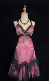 Vintage V Neck Straps A-Line Beading Short Party Dress Birthday Outfits Prom Dress HZ0319