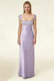 Elegant Prom Dress Square Neck Pleated Beading Gala Dress Birthday Party Outfits Evening Dress HZ0319