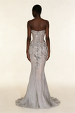 Gorgeous Sweetheart Mermid Beading Long Party Dress Wedding Dress, HZ0319