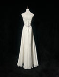 Elegant Spaghetti Straps Crystal Pleated Prom Dress Evening Dress Gala Dress HZ0319