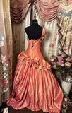 Cute Prom Dress One Shoulder Pleated Ruffle Ball Gown Evening Dress Birthday Dress HZ0319
