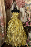 Gorgeous Prom Dress Strapless Pleated Ball Gown Evening Dress Birthday Party Dress HZ0319