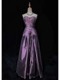 Charming Prom Dress Sweetheart Embroidered Pleated Prom Gown Evening Dress Gala Dress Business Dinner Dress HZ0319