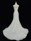 Elegant Wedding Dress Spaghetti Straps Prom Gown Evening Dress Gala Dress HZ0319