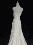 Elegant Wedding Dress Spaghetti Straps Prom Gown Evening Dress Gala Dress HZ0319