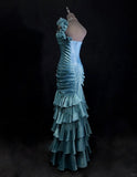 Gorgeous Prom Dress One Shoulder Pleated Prom Gown Evening Dress Gala Dress HZ0319