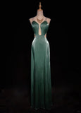 Sexy Prom Dress Spaghetti Straps Backless Prom Gown Evening Gala Dress HZ0319