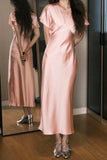 Sweet Prom Dress A Line V-neck Prom Dress Evening Dress Gala Dress HZ0319