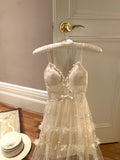 Stunning Prom Dress Spaghetti Straps Flower Birthday Party Dress HZ0319
