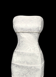 Elegant Prom Dress Strapless Pleated Print Mermaid Gala Dress Evening Dress Prom Gown HZ0319