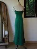 Elegant Prom Dress Spaghetti Straps Pleated Gala Dress Birthday Party Dress Evening Dress HZ0319