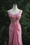 Sweet Prom Dress Appliques Pleated Gala Dress Birthday Party Dress Evening Dress HZ0319