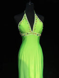 Stunning Prom Dress Halter Beading Evening Dress Gala Dress Party Dress HZ0319
