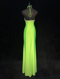 Stunning Prom Dress Halter Beading Evening Dress Gala Dress Party Dress HZ0319