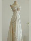 Elegant Prom Dress Spaghetti Straps Pearl Evening Dress Gala Dress HZ0319