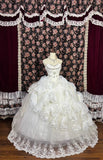 Stunning Ball Gown Sweetheart Beading Ruffle Birthday Dresses Evening Dress Quinceanera Dress Prom Dress HZ0319