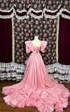 Charming Prom Dress Pleated Train Birthday Dresses Evening Dress Quinceanera Dress HZ0319