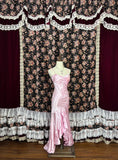 Sweet Prom Dress Light Pink Spaghetti Straps Asymmetrical Hem Evening Dress Gala Dress HZ0319