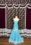 Stunning Prom Dress Strapless Pleated Tiered Evening Dress Gala Dress HZ0319
