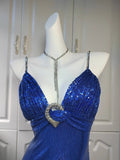 Shiny Prom Dress Spaghetti Straps Sequins Evening Dresses Gala Dress Party Dress HZ0319