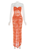 Sexy Women Dress Sweetheart Pleated Birthday Party Outfits Seaside Dress HZ0319