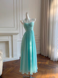 Elegant Prom Dress Spaghetti Straps Pleated Cocktail Dress Birthday Party Outfits HZ0319