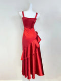 Stunning Prom Dress Square Neck Pleated Cocktail Dress Birthday Party Outfits HZ0319