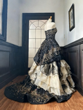 Gorgeous Prom Dress Strapless Pleated Quinceanera Dress Evening Dress Ball Gown HZ0319