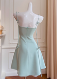 Popular Homecoming Dress A Line Spaghetti Straps Birthday Party Dress Short Prom Dress HZ0319