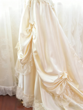 Vintage Wedding Dress Sweetheart Pleated Lace Wedding Dress HZ0319