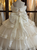Popular Prom Dress Off Shoulder Tulle Pleated Evening Gown Sweet 16 Dress Ball Gown HZ0319