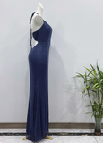 Pretty Prom Dress Halter Pleated Evening Dress Birthday Party Dress Evening Dress HZ0319