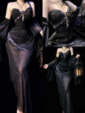 Sexy Prom Dress Black One Shoulder Pleated Evening Dress Birthday Party Dress Cocktail Dress HZ0319