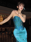 Beauty Prom Dress Sweetheart Fitted Evening Dress Cocktail Dress Birthday Party Outfits HZ0319