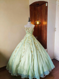 Charming Prom Dress One Shoulder Pleated Tulle Ball Gown Evening Dress Quinceanera Dress Birthday Party Outfits HZ0319