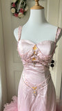 New Arrival Prom Dress Spaghetti Straps Mermaid Evening Dress Gala Dress Birthday Party Outfits HZ0319
