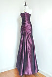 Gorgeous Prom Dress Dark Purple Sweetheart Pleated Gala Dress Evening Dress Formal Dress HZ0319