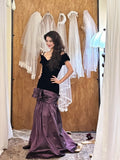 Elegant Prom Dress Off Shoulder Pleated Mermaid Gala Dress Evening Dress Formal Dress HZ0319