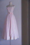 New Arrival Prom Dress Light Pink Strapless Pleated Evening Dress Birthday Party Dress Formal Dress HZ0319