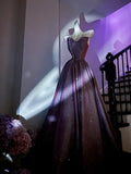 Shiny Prom Dress Sweetheart Pleated Ball Gown Evening Dress Quinceanera Dress HZ0319