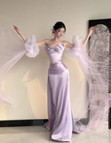 Pretty Prom Dress Light Purple Sweetheart Pleated Gala Dress Evening Dress Formal Dress HZ0319