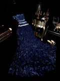 Pretty Prom Dress Strapless Pleated Birthday Party Dress Gala Dress Evening Dress HZ0319